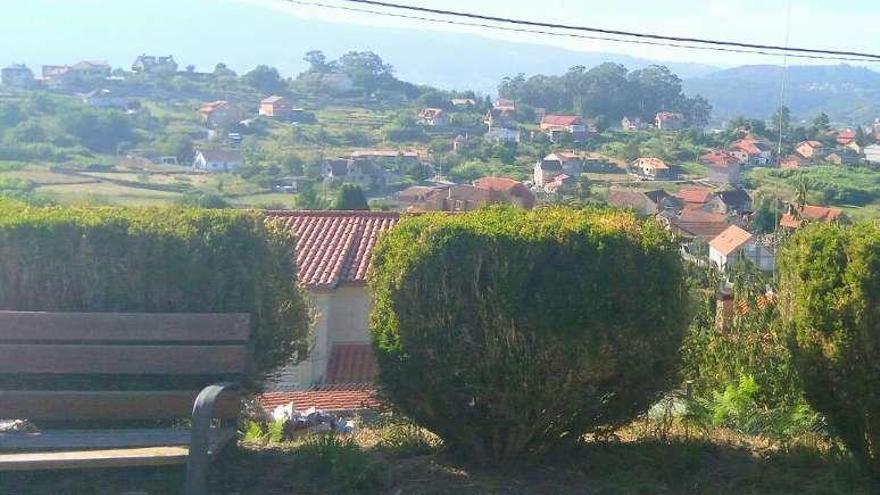 Vistas desde el mirador de Porta Regueira, en Arcade de Arriba. // FdV