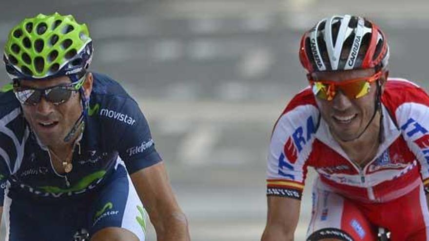 Alejandro Valverde y &#039;Purito&#039; Rodríguez.