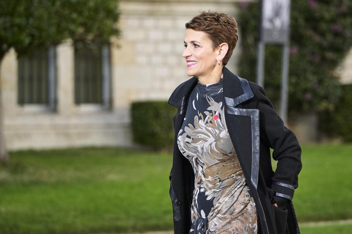 María Chivite, a su llegada a la última Conferencia de Presidentes, celebrada el pasado 13 de diciembre en Santander.