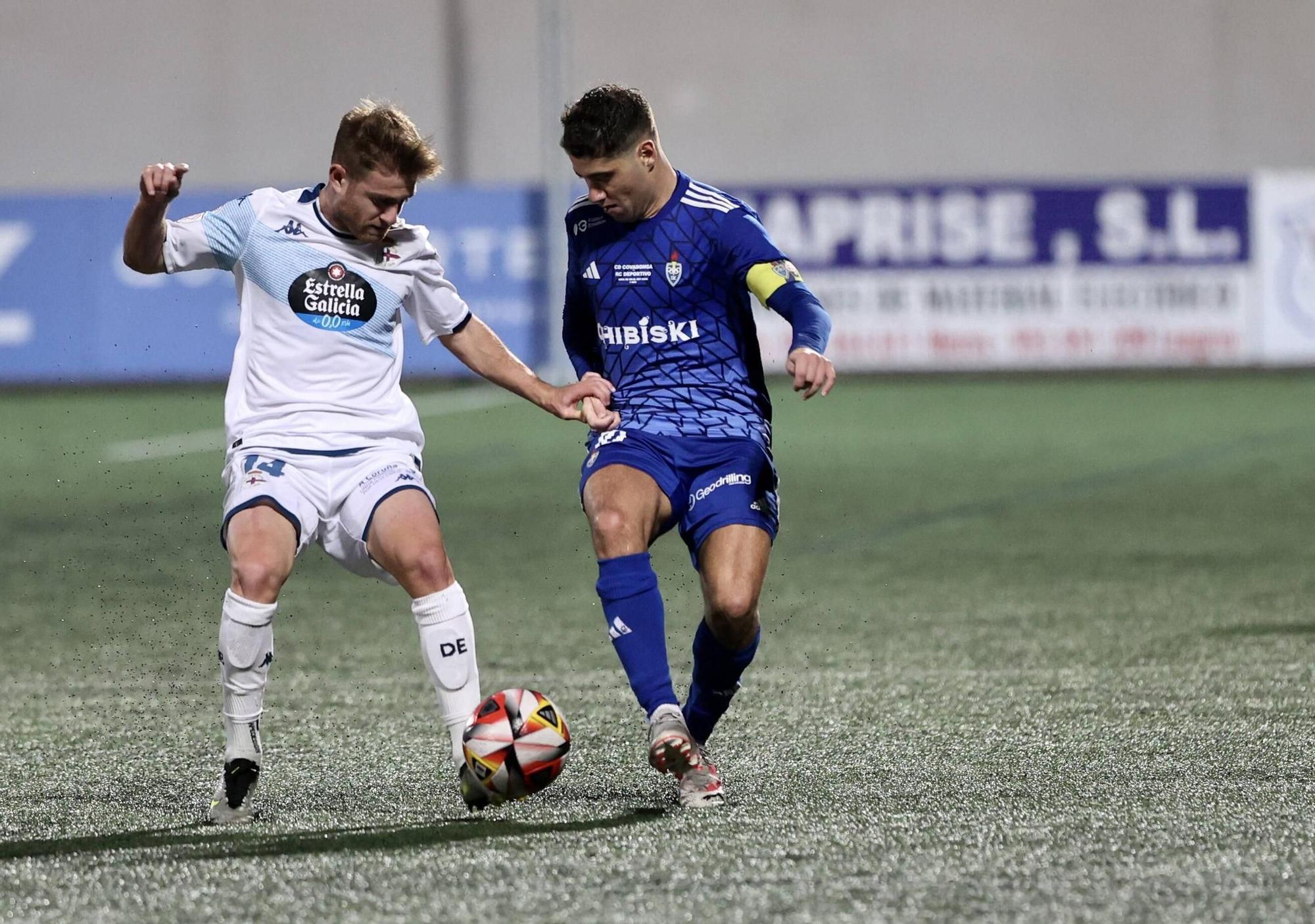 Así fue el partido entre el Covadonga y el Deportivo de La Coruña