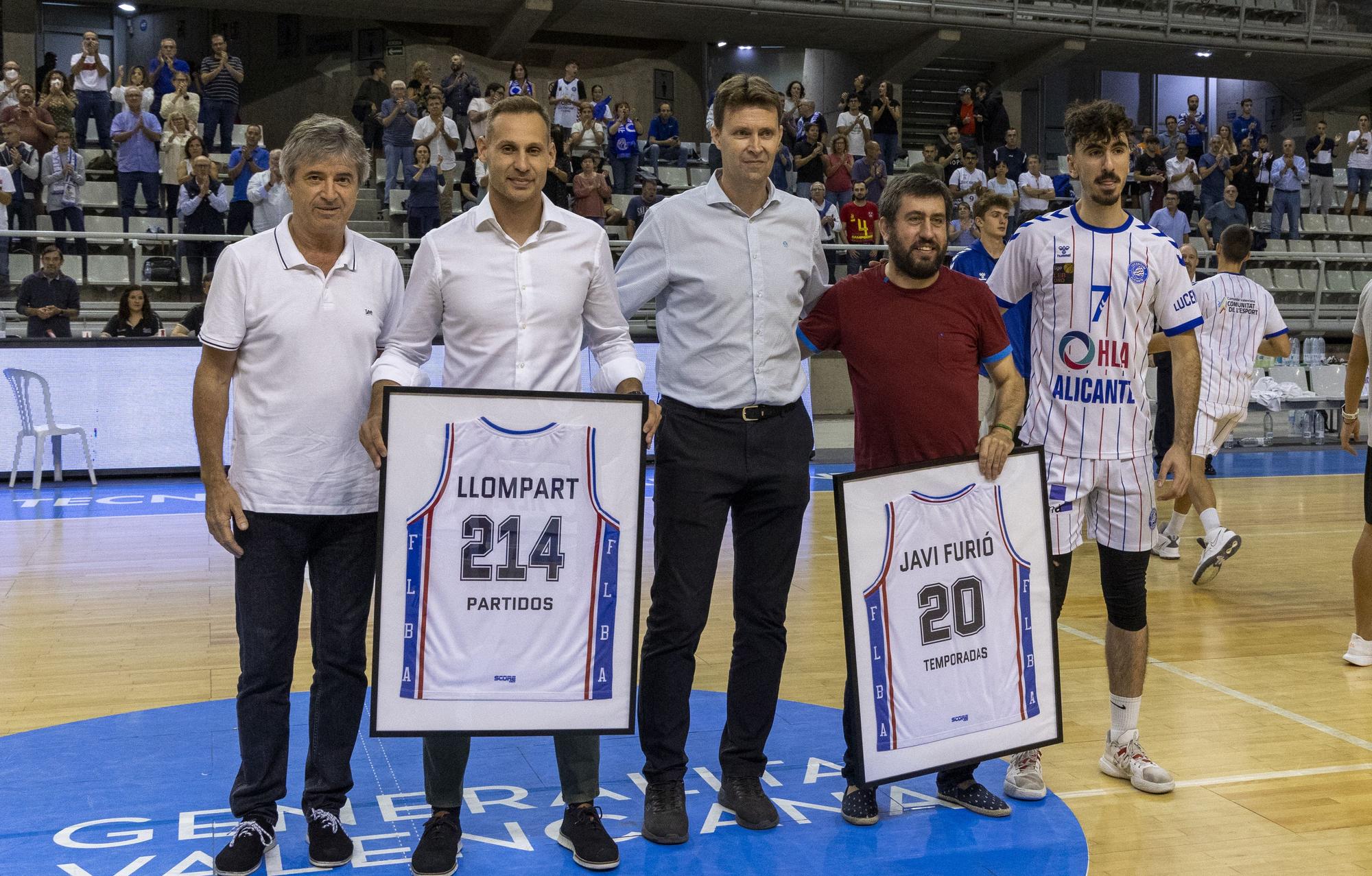 El HLA Alicante rinde homenaje a  Llompart con una victoria ante el Albacete Basket