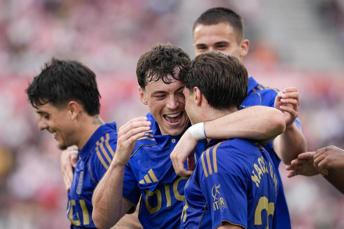 Viñas celebra su gol ante el Girona