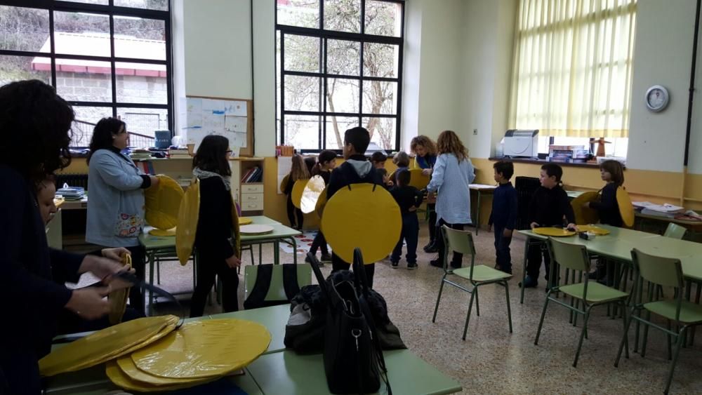 Carnaval en el colegio Santa Eulalia de Ujo.