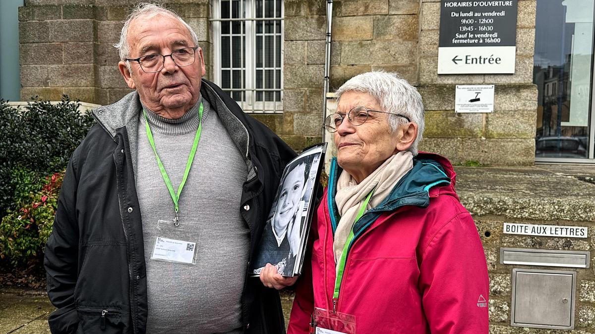 Roland y Mauricette Vinet , abuelos de Mathis, víctima del cirujano pederasta.