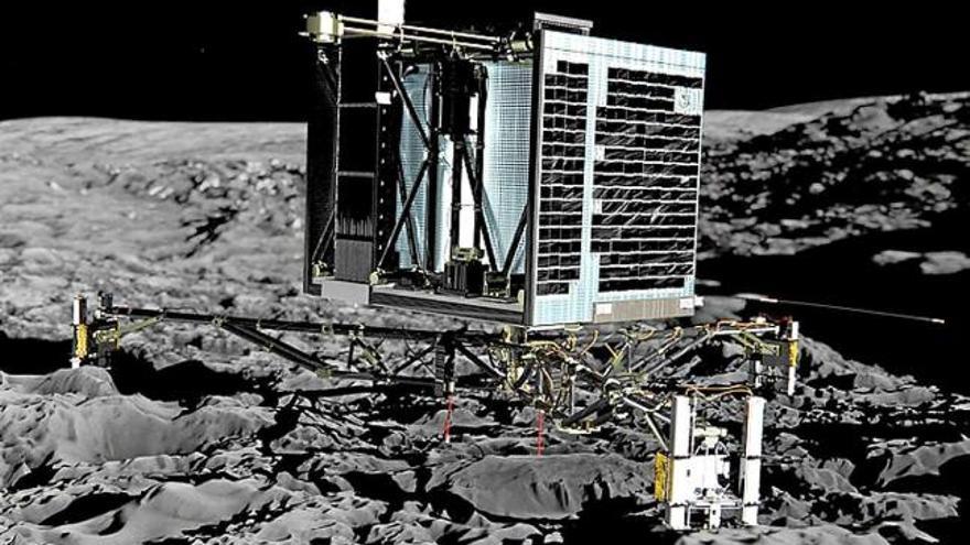 La sonda espacial Rosetta va enviar el mòdul Philae a la superfície