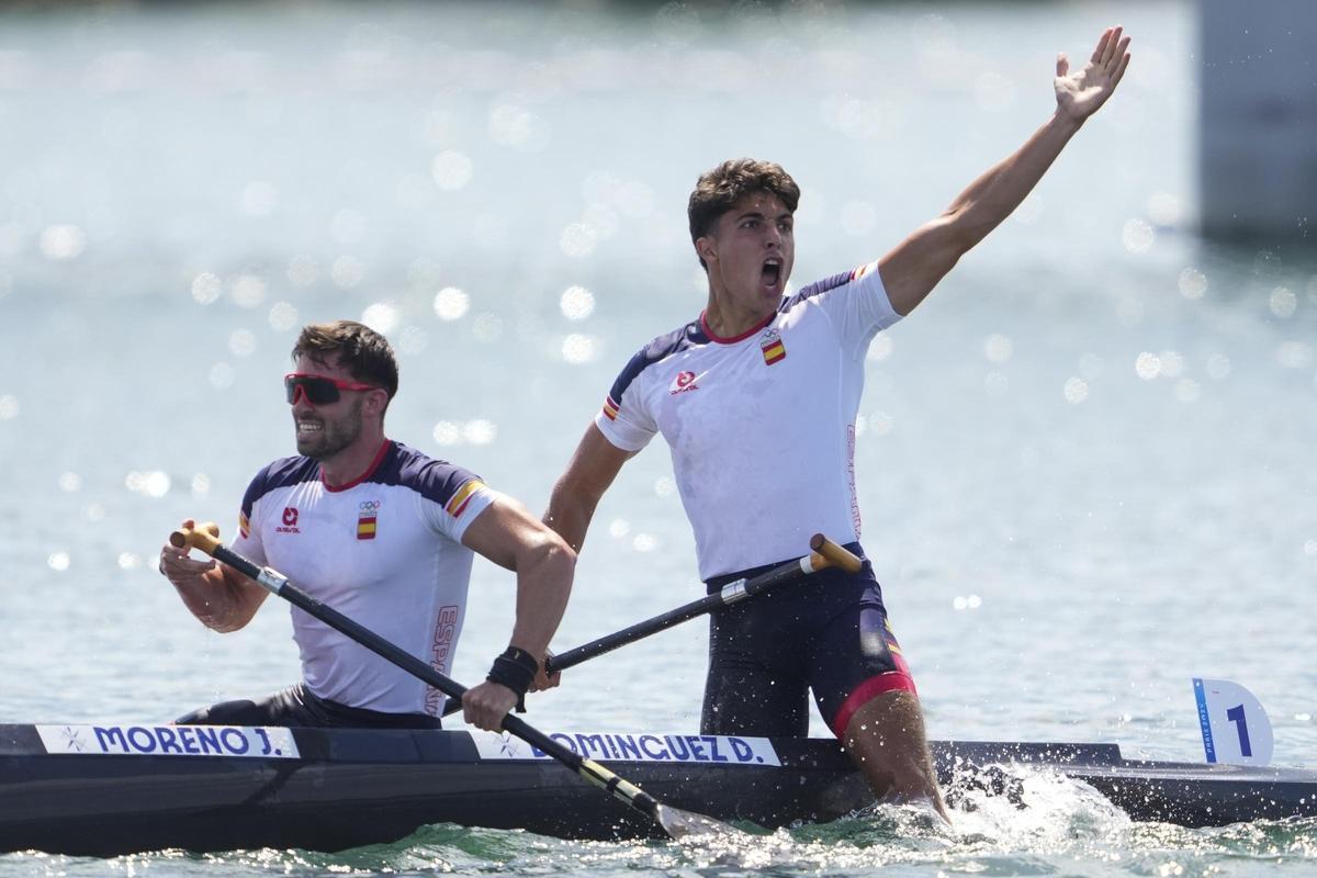 Joan Antoni Moreno y Marcus Cooper, medallas de bronce en C2 500 y K4 500
