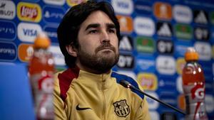 Pere Romeu en rueda de prensa.