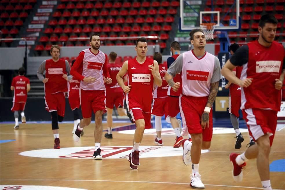 Entrenamiento del Tecnyconta Zaragoza