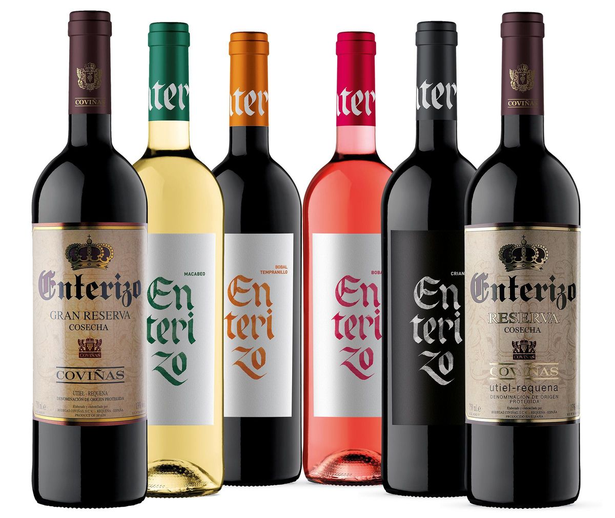 La colección Enterizo de Bodegas Coviñas.