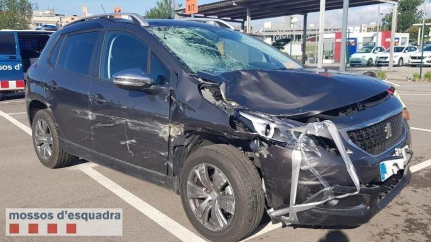 El vehicle que va provocar l&#039;accident | Mossos d&#039;Esquadra