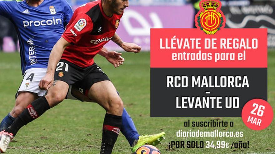 Diario de Mallorca te regala entradas para ir a ver al RCD Mallorca