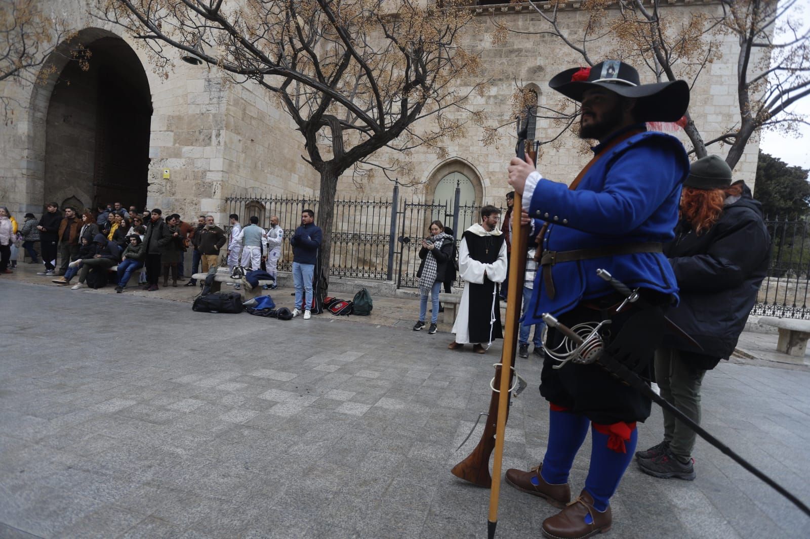 Exhibición de esgrima en València