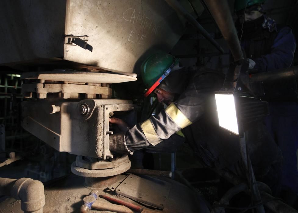 Visita a la Central Térmica de Soto de Ribera por las obras de mejora y ampliación