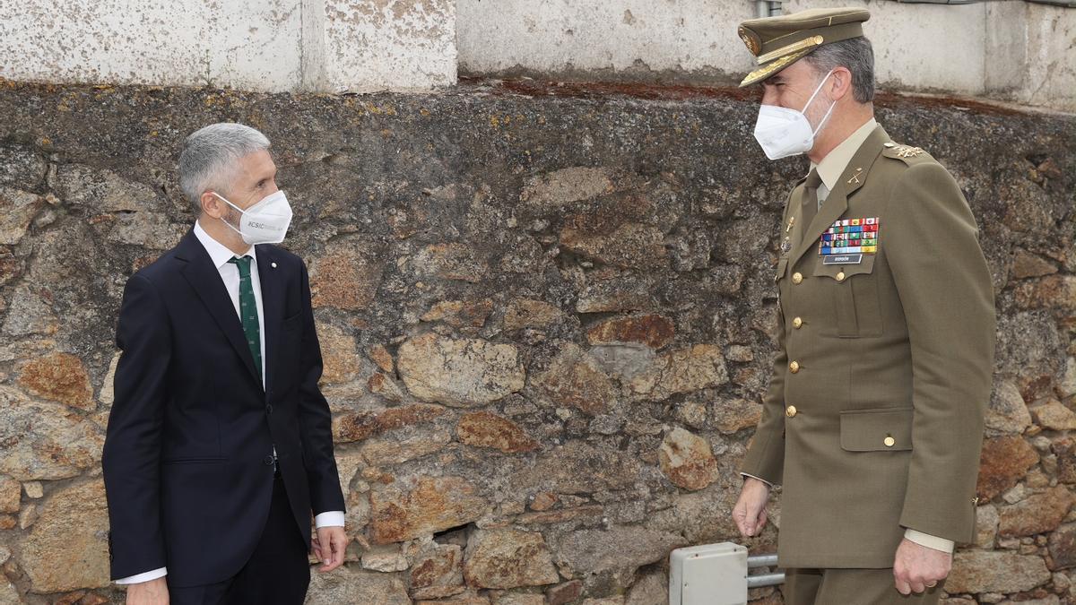 El rey Felipe VI visita Valencia de Alcántara