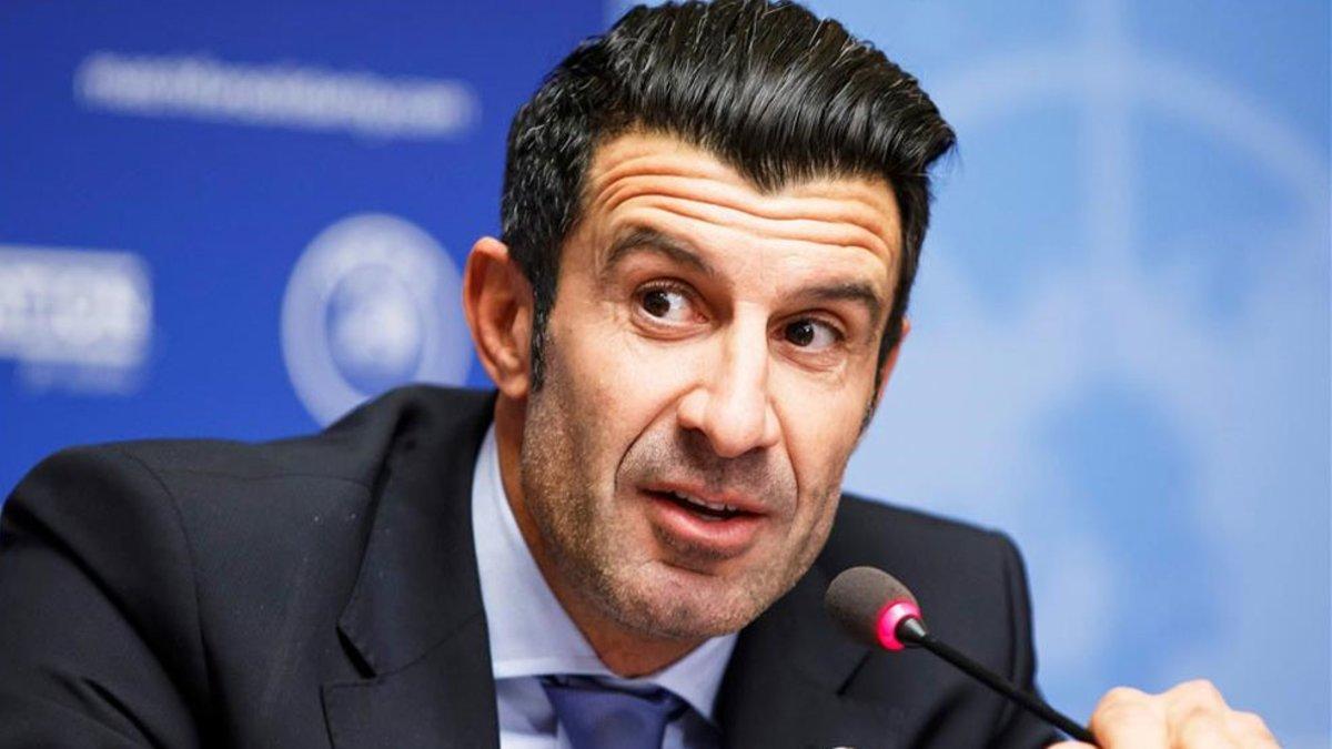 Figo jugó en el Inter en su última etapa de futbolista