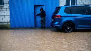 Las lluvias recientes vuelven a evidenciar un drenaje obsoleto en el polígono Charca Musia de Cáceres