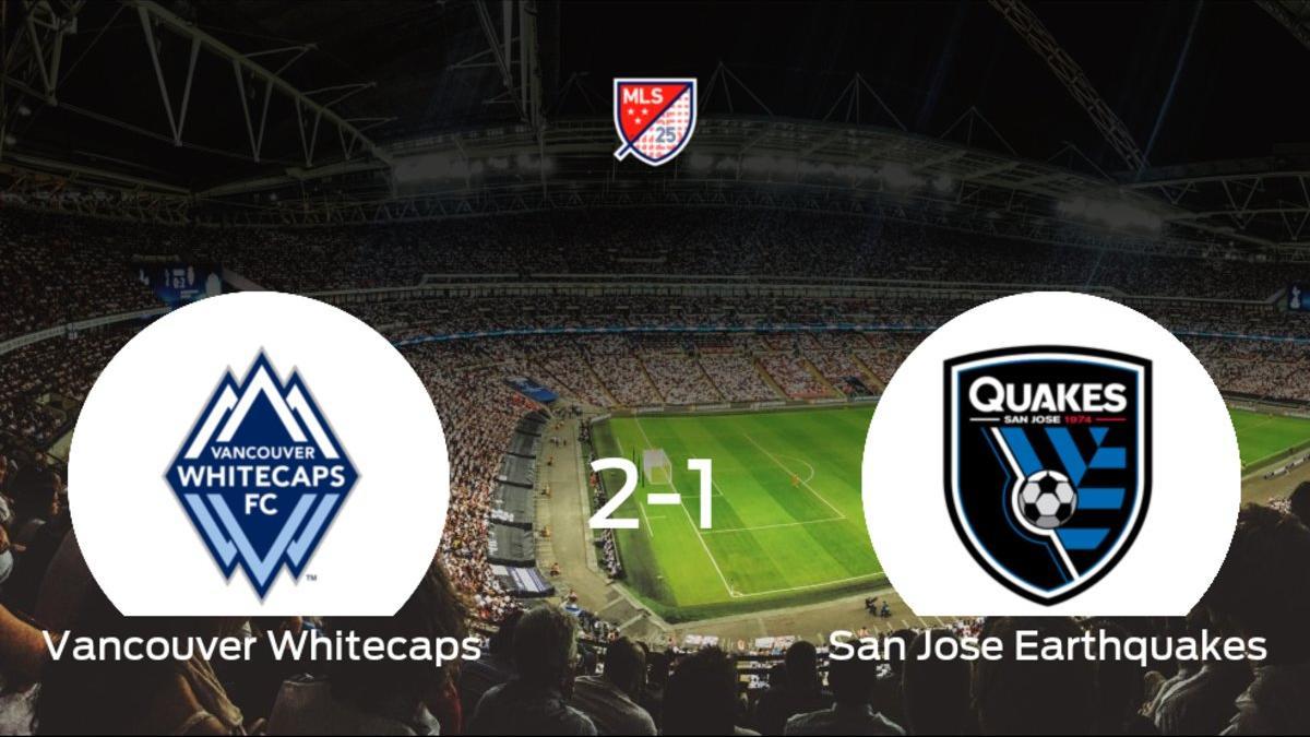 Triunfo 2-1 del Vancouver Whitecaps frente al San Jose Earthquakes