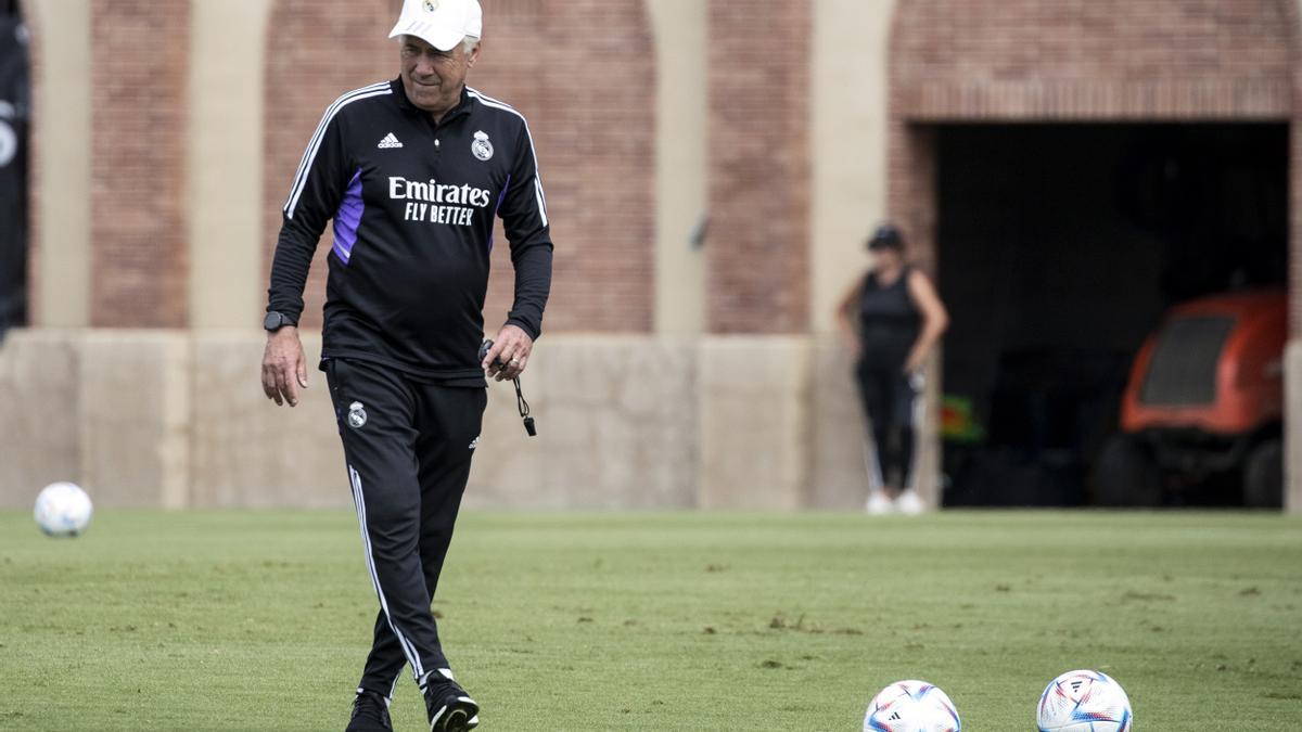 Real Madrid training in Los Angeles