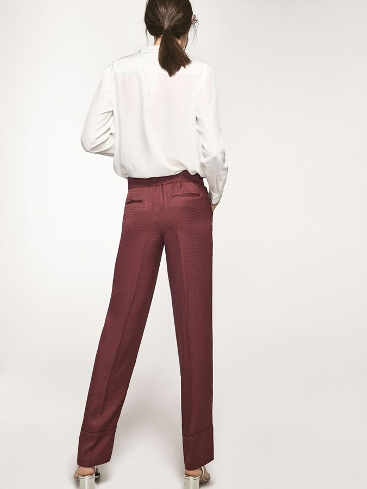 Pantalón pijamero de Massimo Dutti