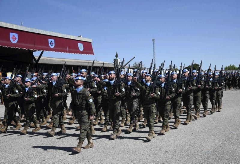 La Brigada Aragón envía a 600 militares a una compleja misión de paz al Líbano