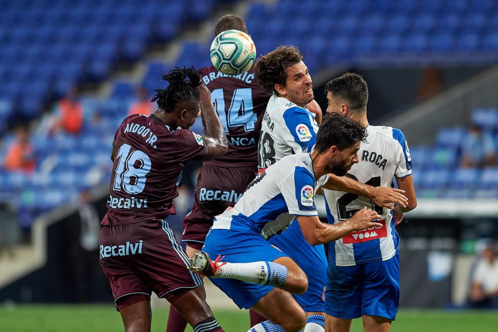 Las mejores imágenes del partido entre Espanyol y Celta de Vigo