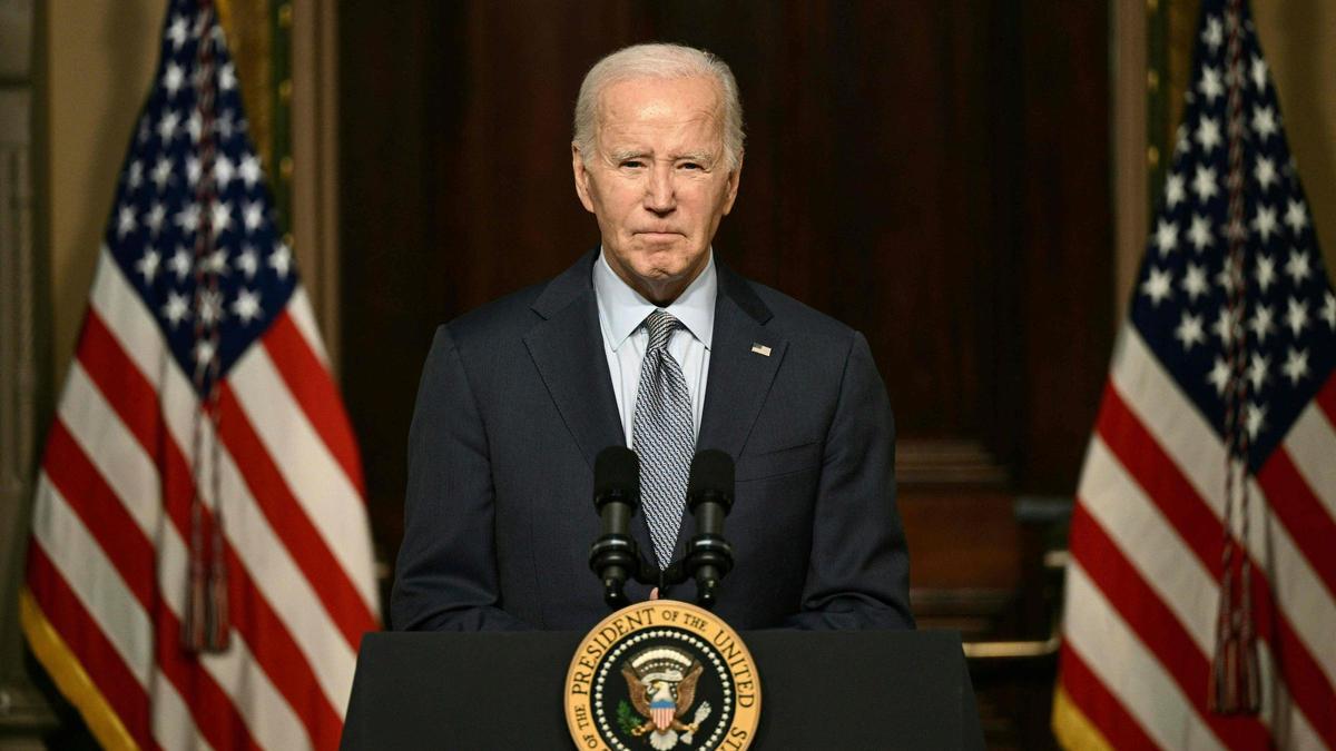 El presidente de EEUU, Joe Biden, durante un acto en la Casa Blanca con líderes de la comunidad judía, el pasado miércoles.