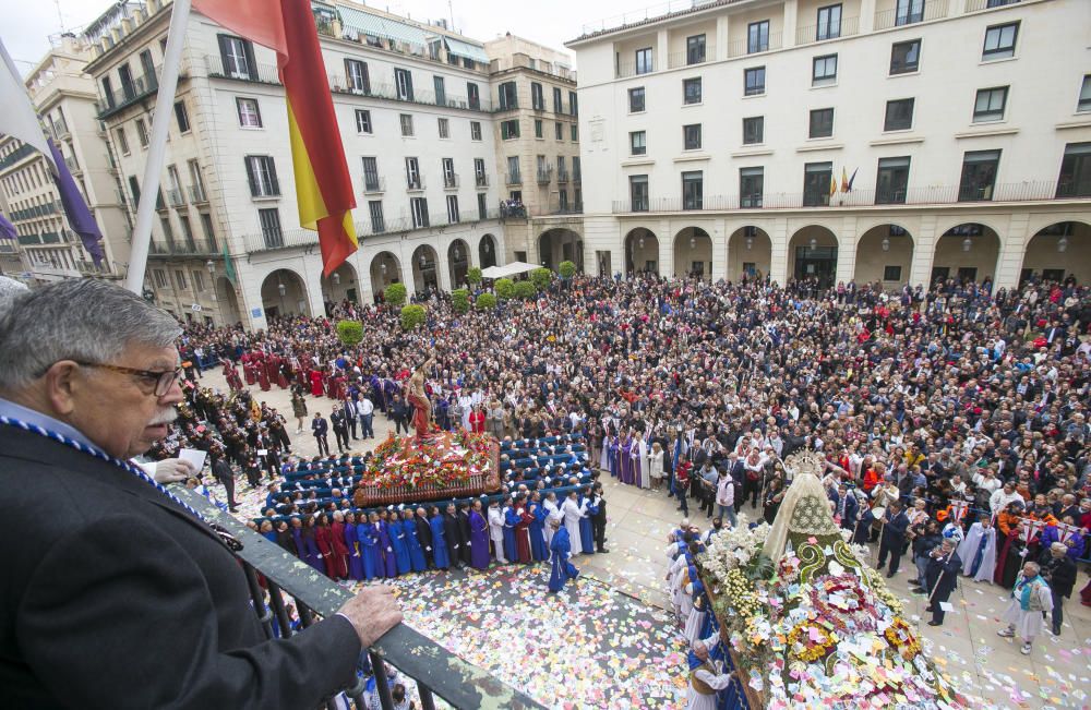 El Encuentro no procesiona en Alicante el Domingo de Resurrección.