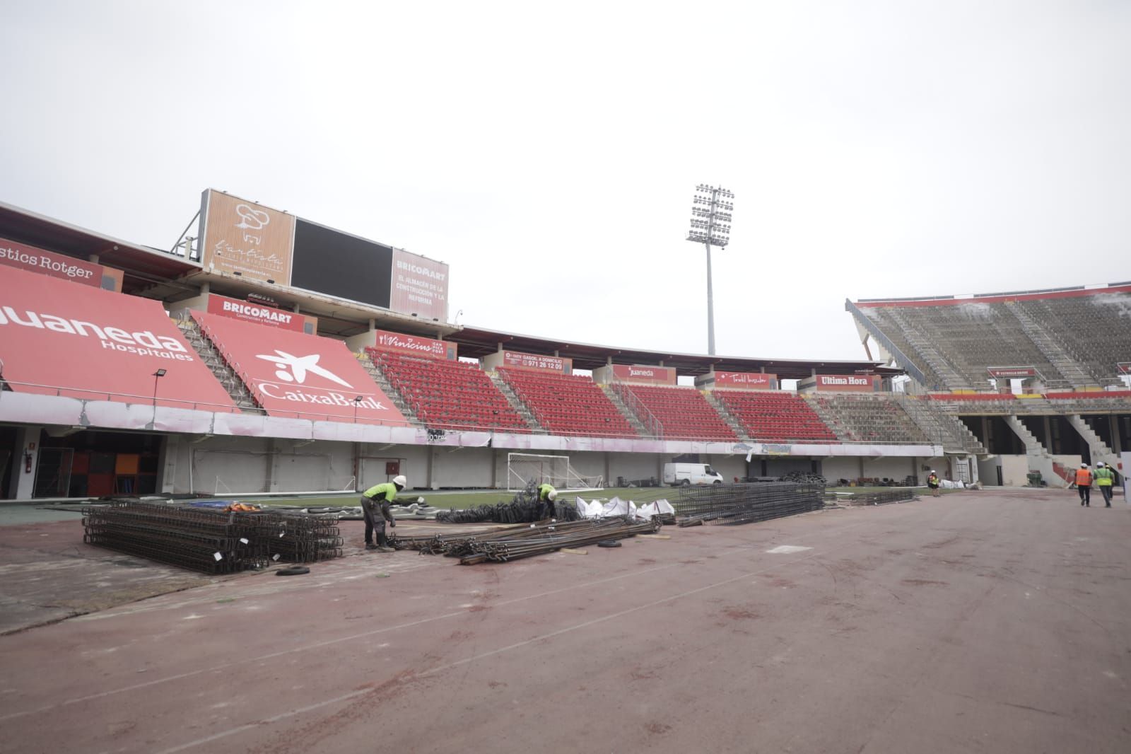 Umbauarbeiten in Son Moix - hier entsteht das neue Stadion von Real Mallorca