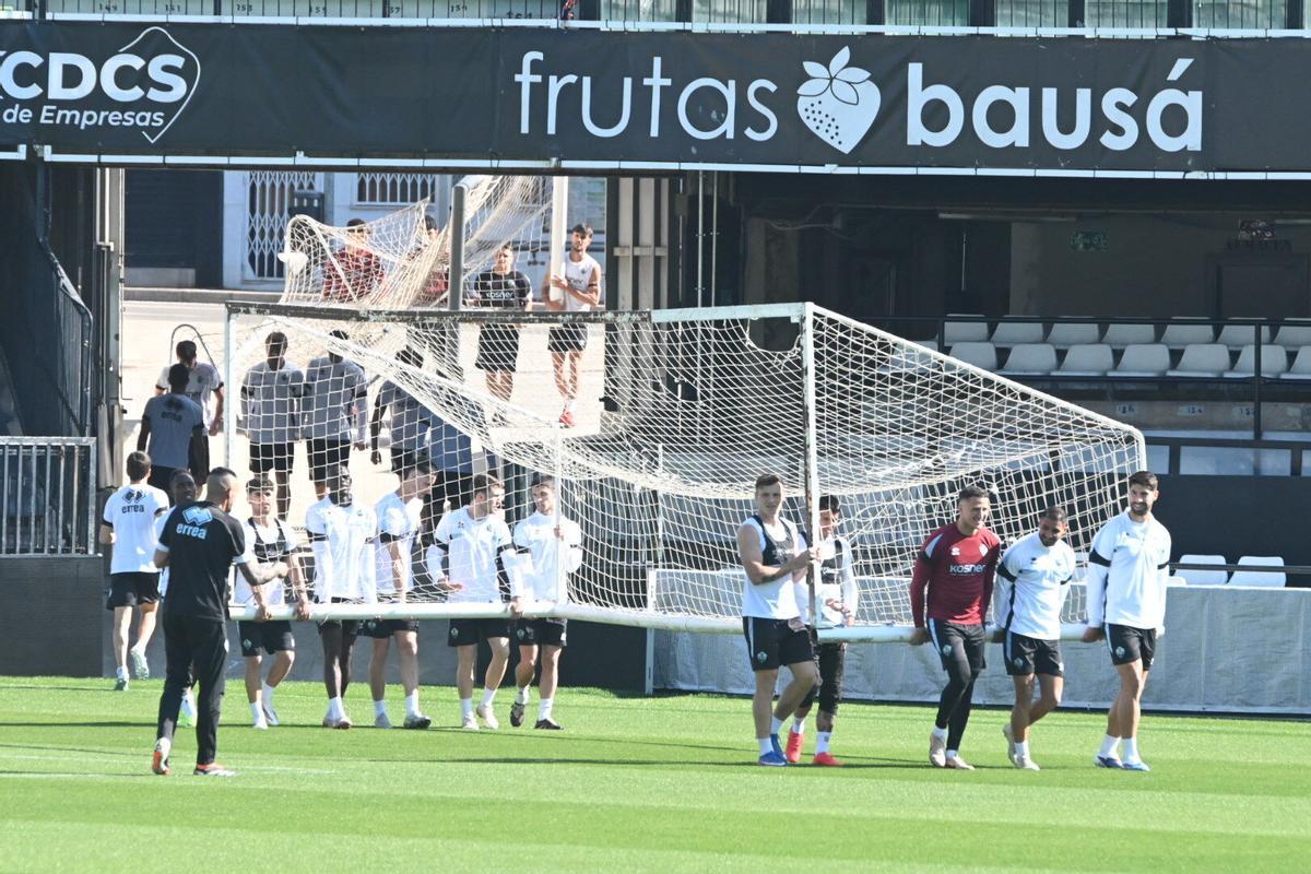 Entrenamiento del CD Castellón