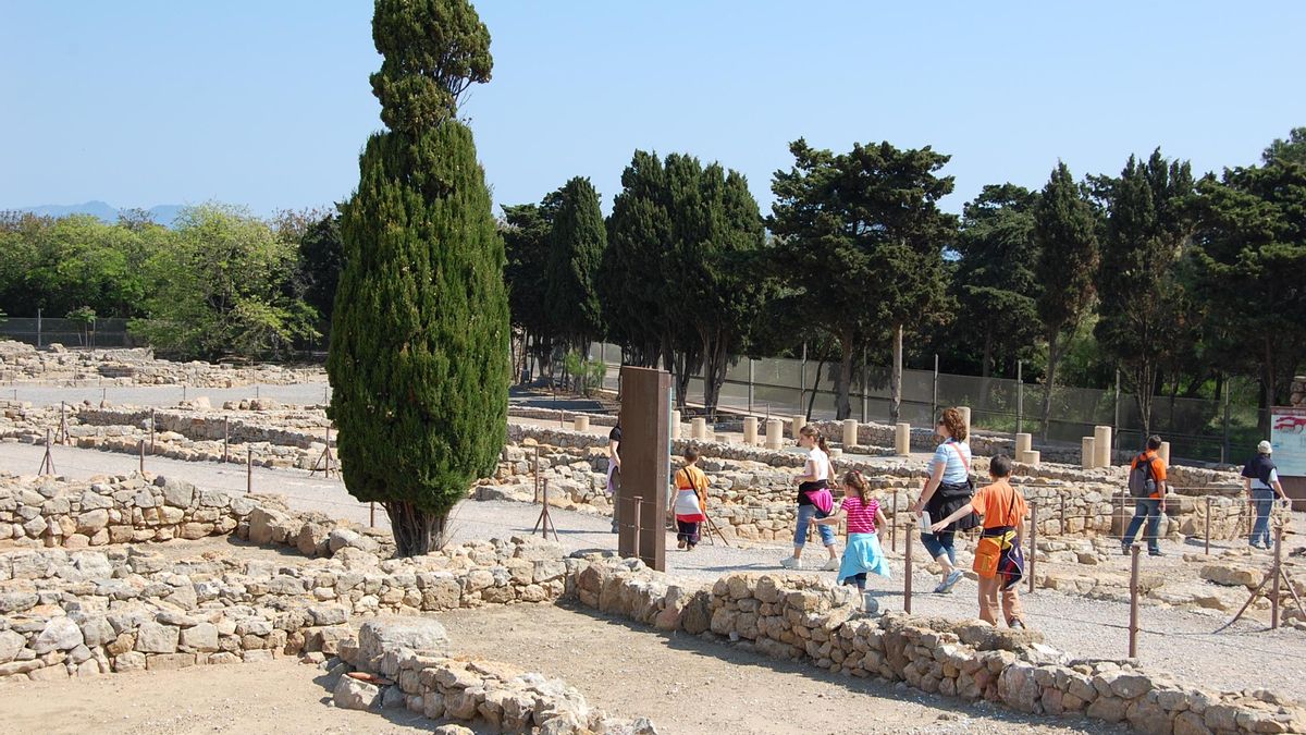 Visitants del jaciment d'Empúries