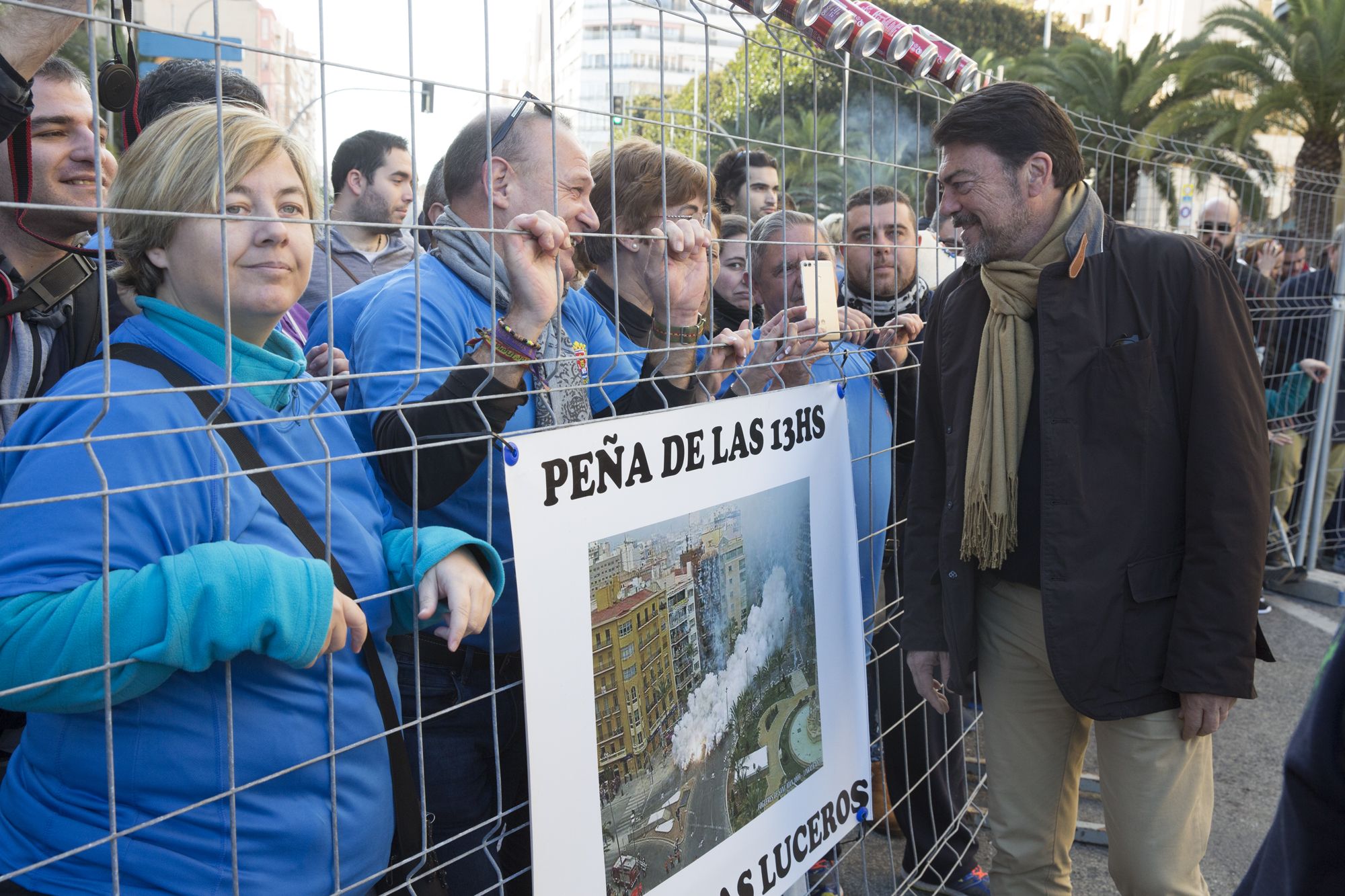 Así fueron las últimas mascletás celebradas en luceros en Nochevieja