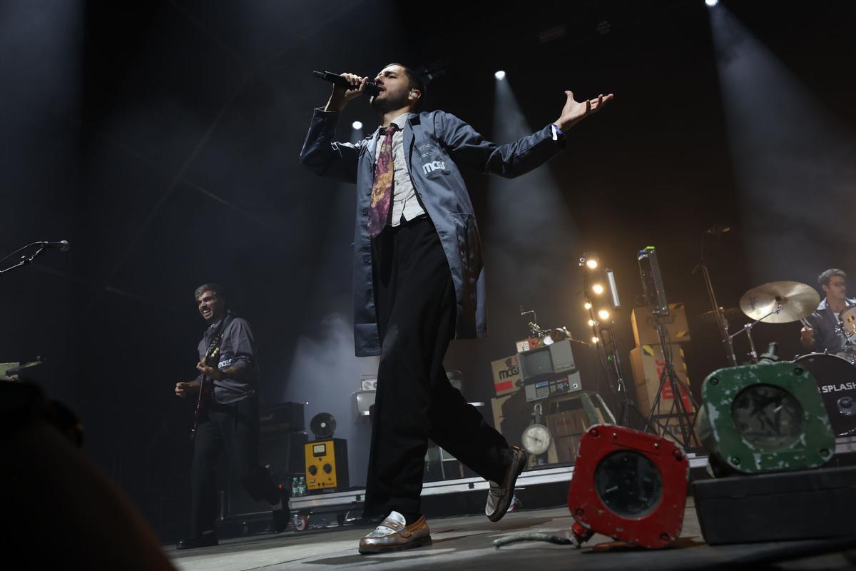 MADRID, 08/07/2026.- El grupo Arde Bogotá durante su actuación este miércoles en el festival Mad Cool de Madrid. EFE/ Kiko Huesca