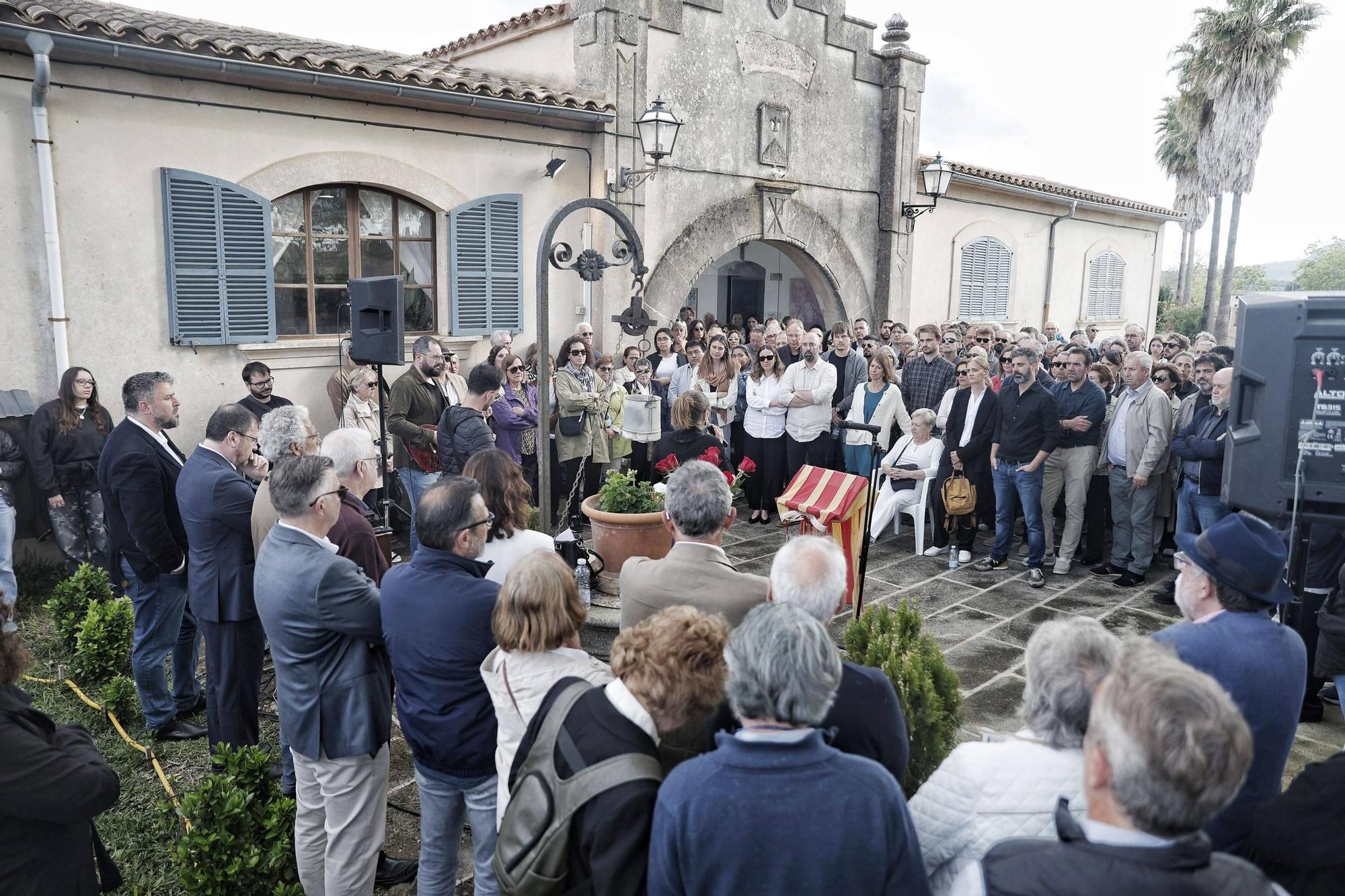 Despedida de Pere Sampol en el cementerio de Montuïri