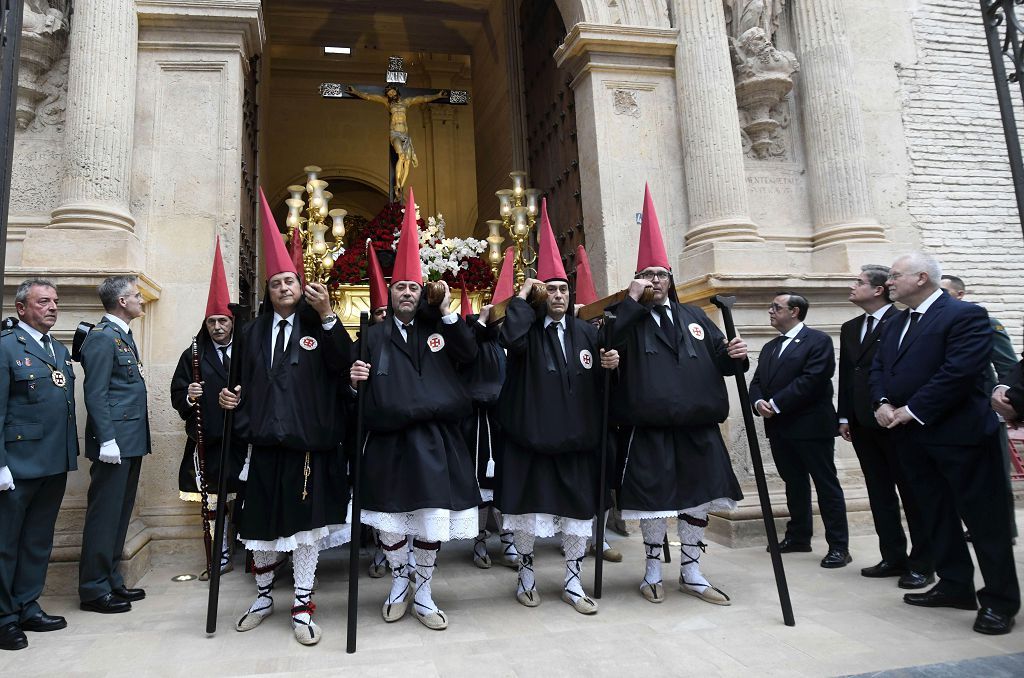 La procesión del Santísimo Cristo de la Misericordia de este Viernes Santo en Murcia, en imágenes