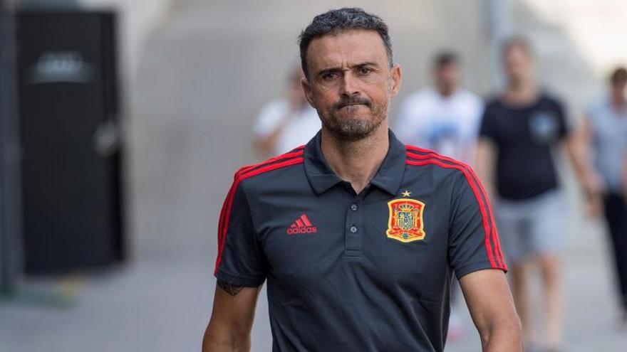 El seleccionador de la selección española de fútbol, Luis Enrique.