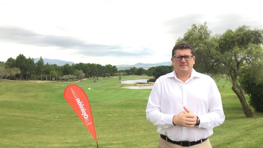 Alberto Carretón, en el campo de Altorreal.