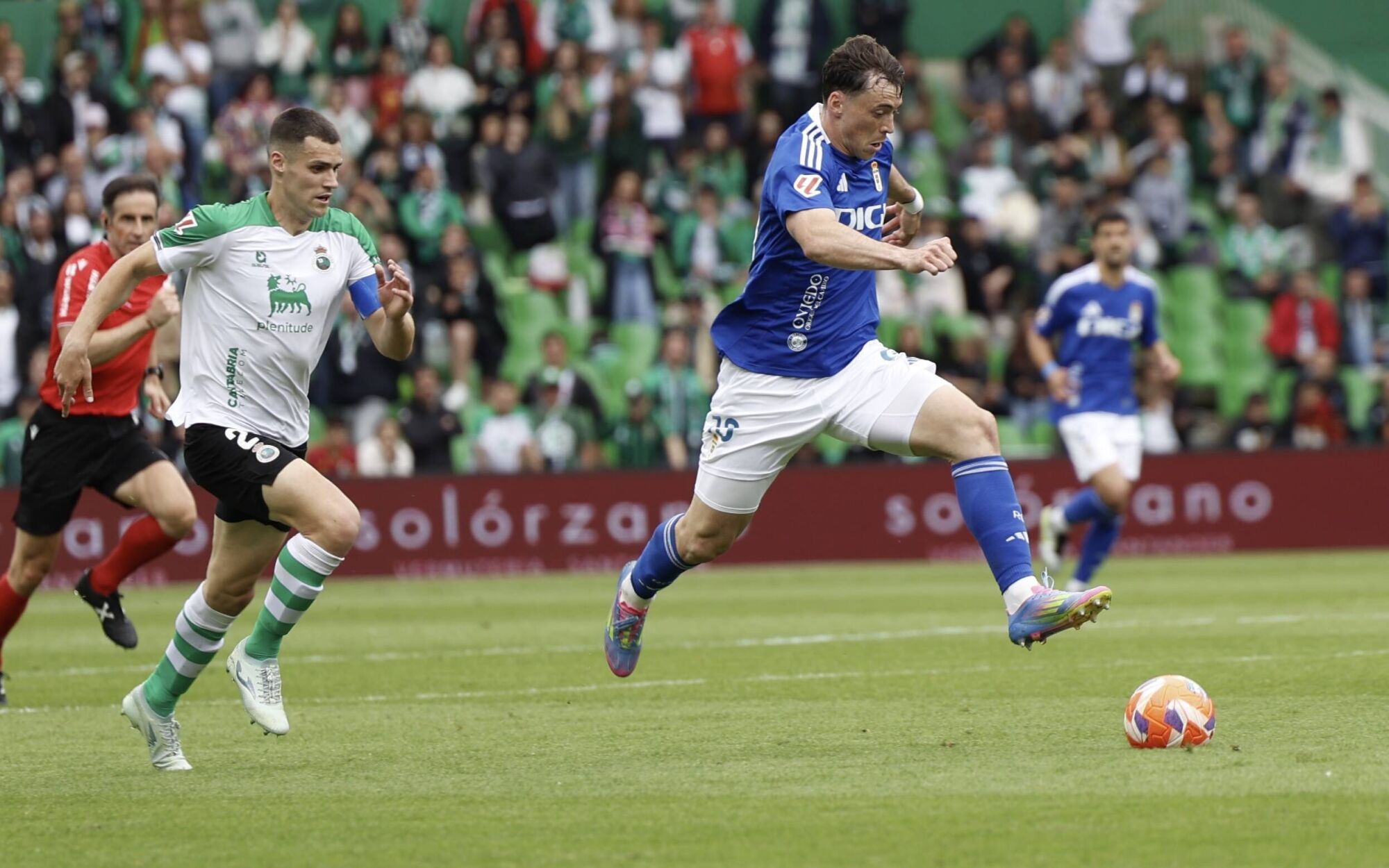 Así fue el partido entre el Real Oviedo y el Racing de Santander