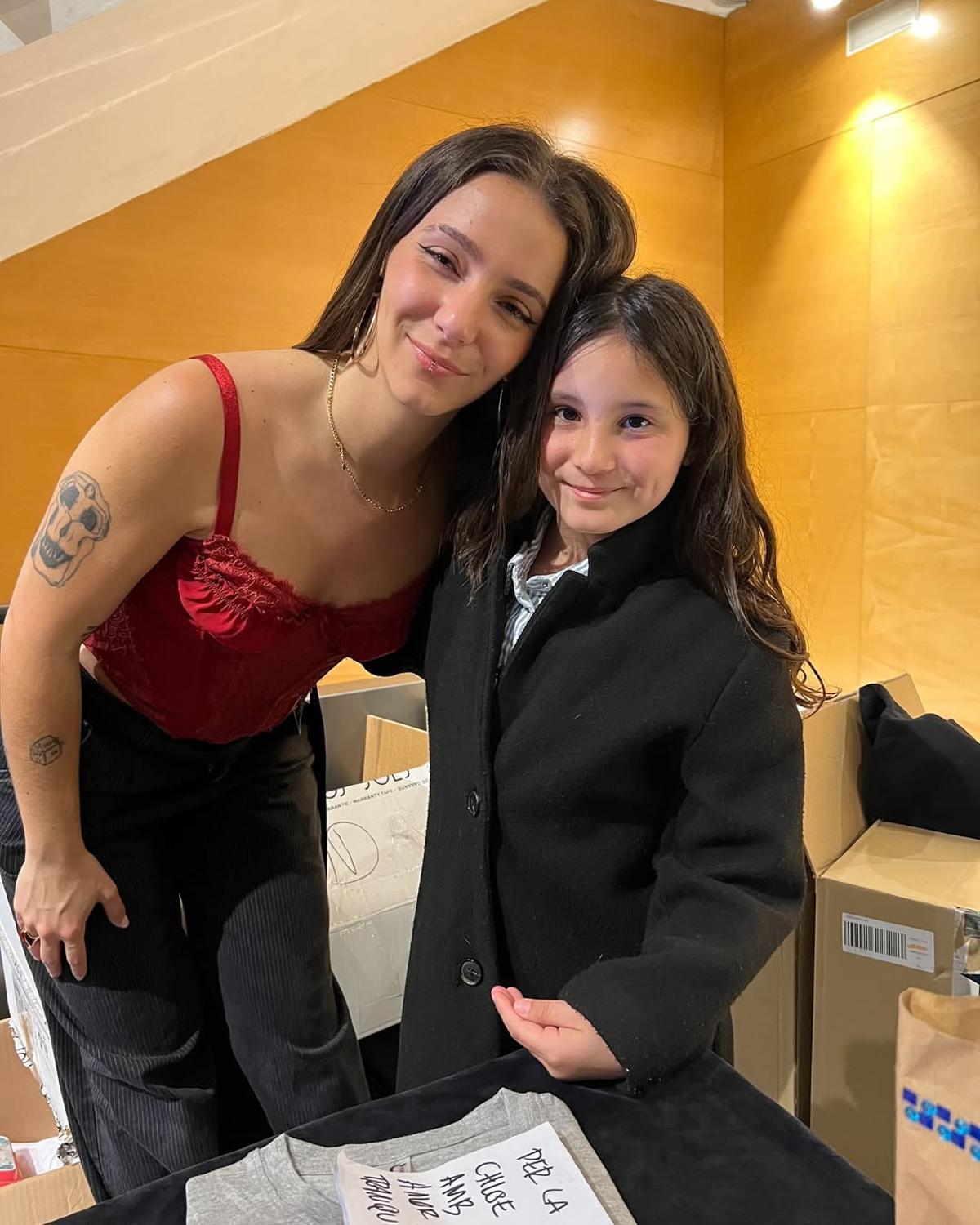 Chloe Nicole amb una de les seves cantants preferides, Suu.