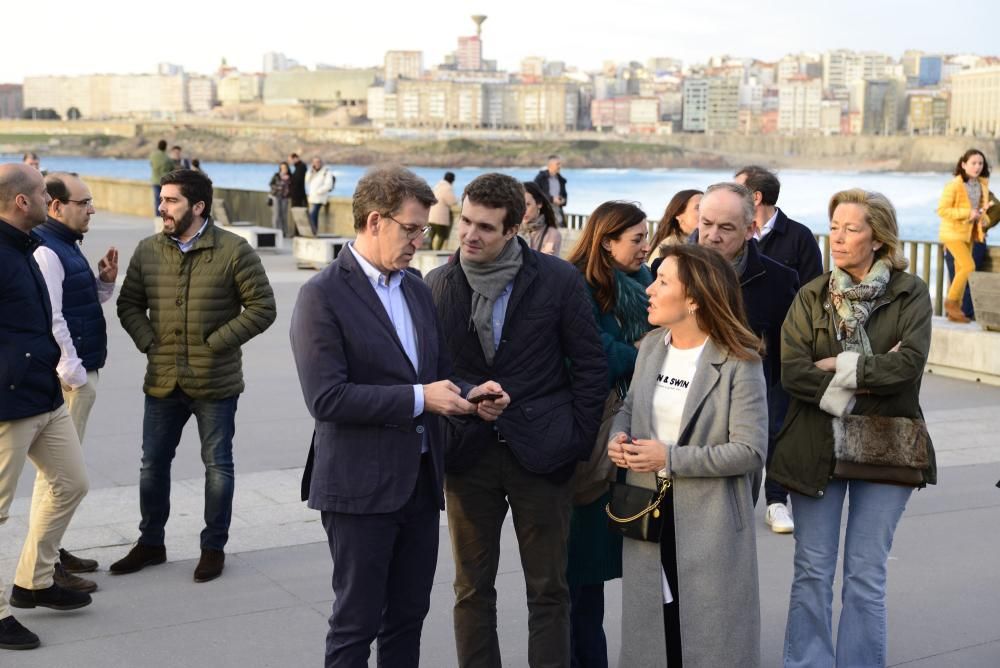 Visita de Pablo Casado a A Coruña