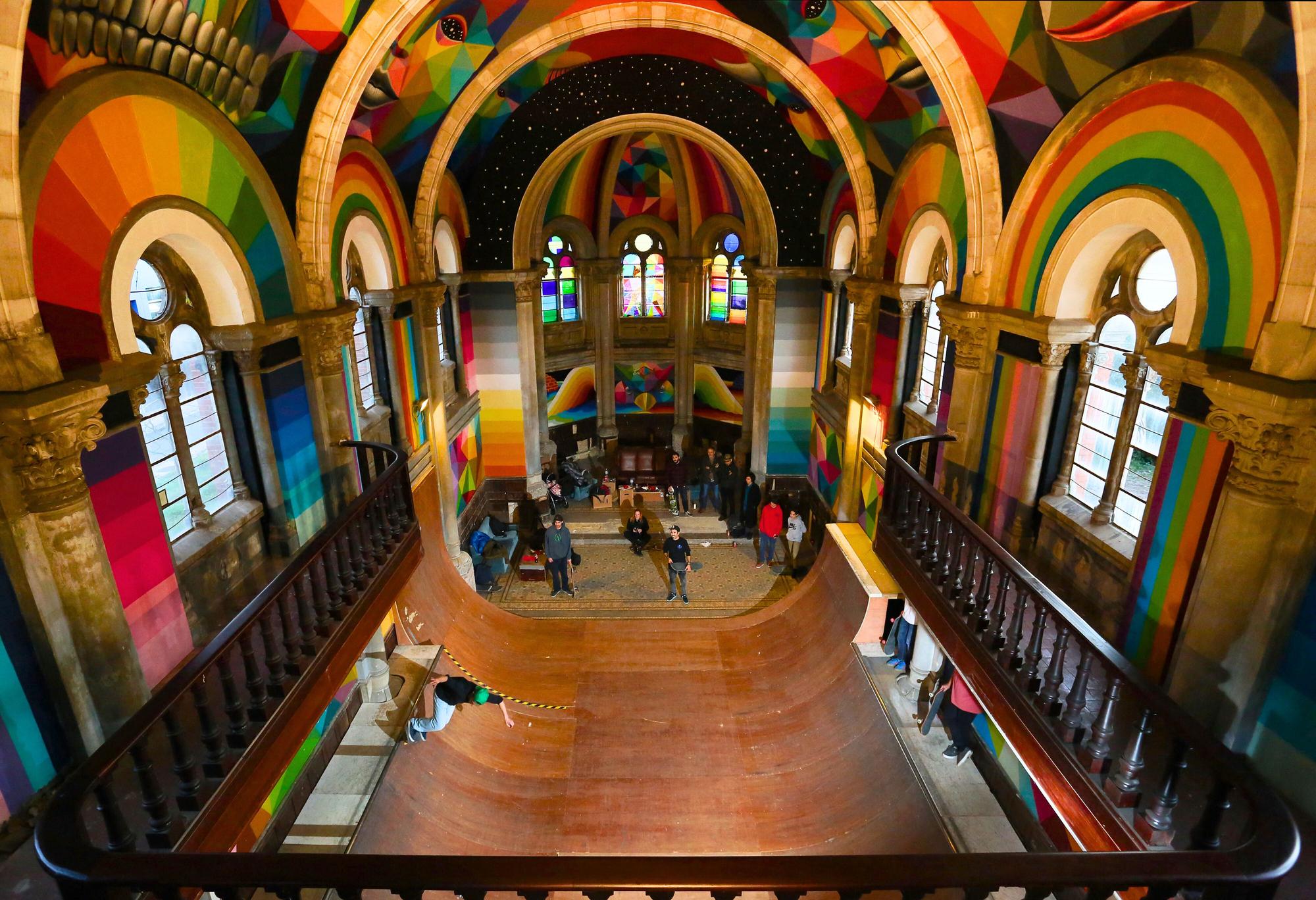 Un iglesia donde practicar skate? En Asturias es posible - Viajar