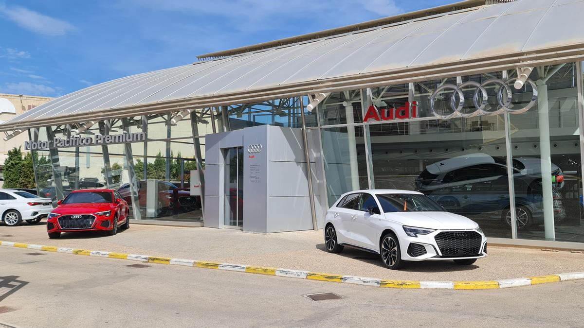 Instalaciones de la marca Audi de Grupo Motor Pacífico en la provincia de Alicante.