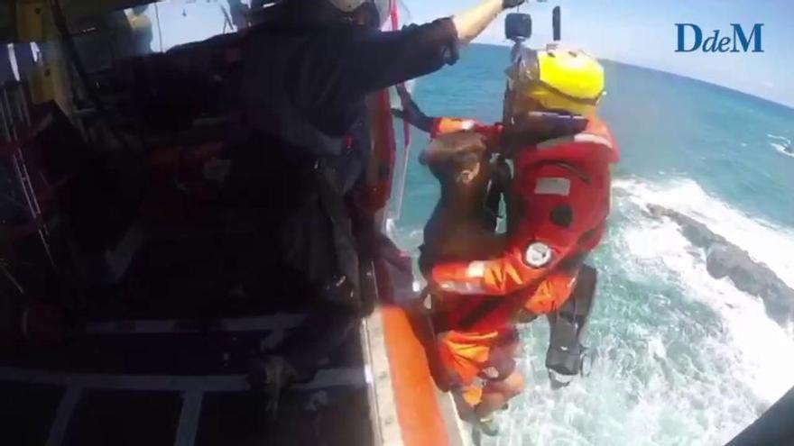 Rescatan a un escalador al caer al mar en Banyalbufar