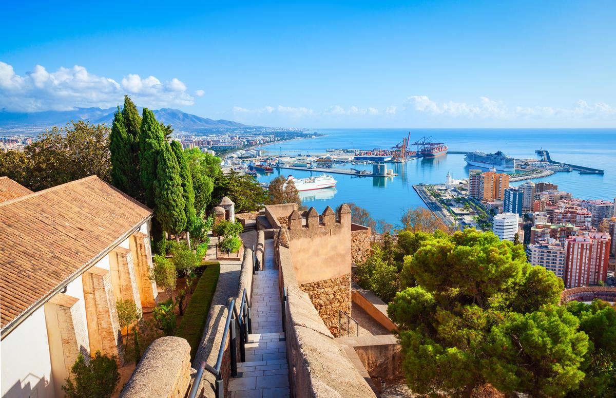 Vista de la ciudad de Málaga.