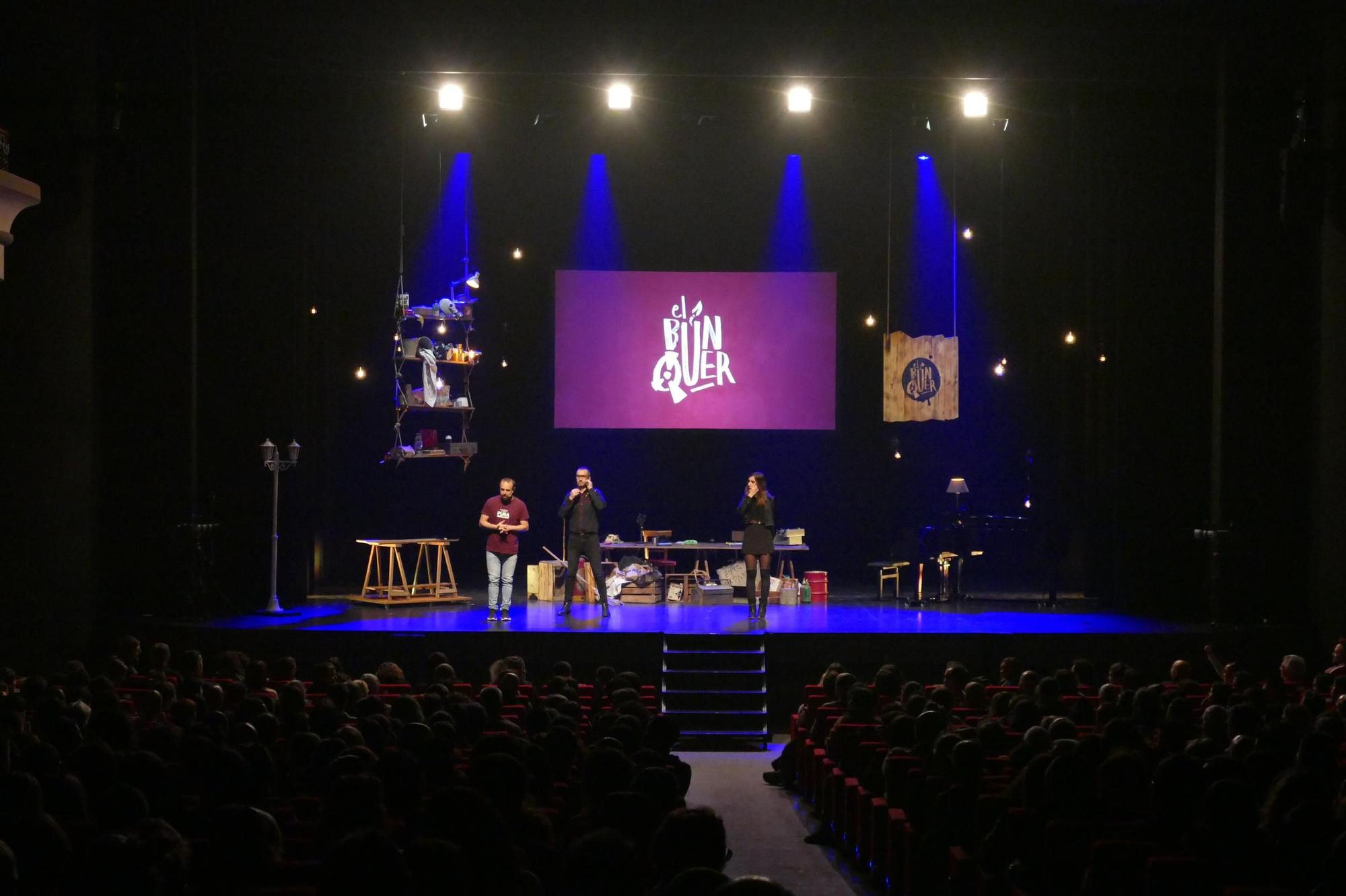 Les rialles entren al Búnquer del Teatre El Jardí de Figueres