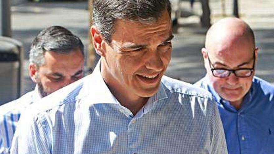 El president del Govern en funcions, Pedro Sánchez