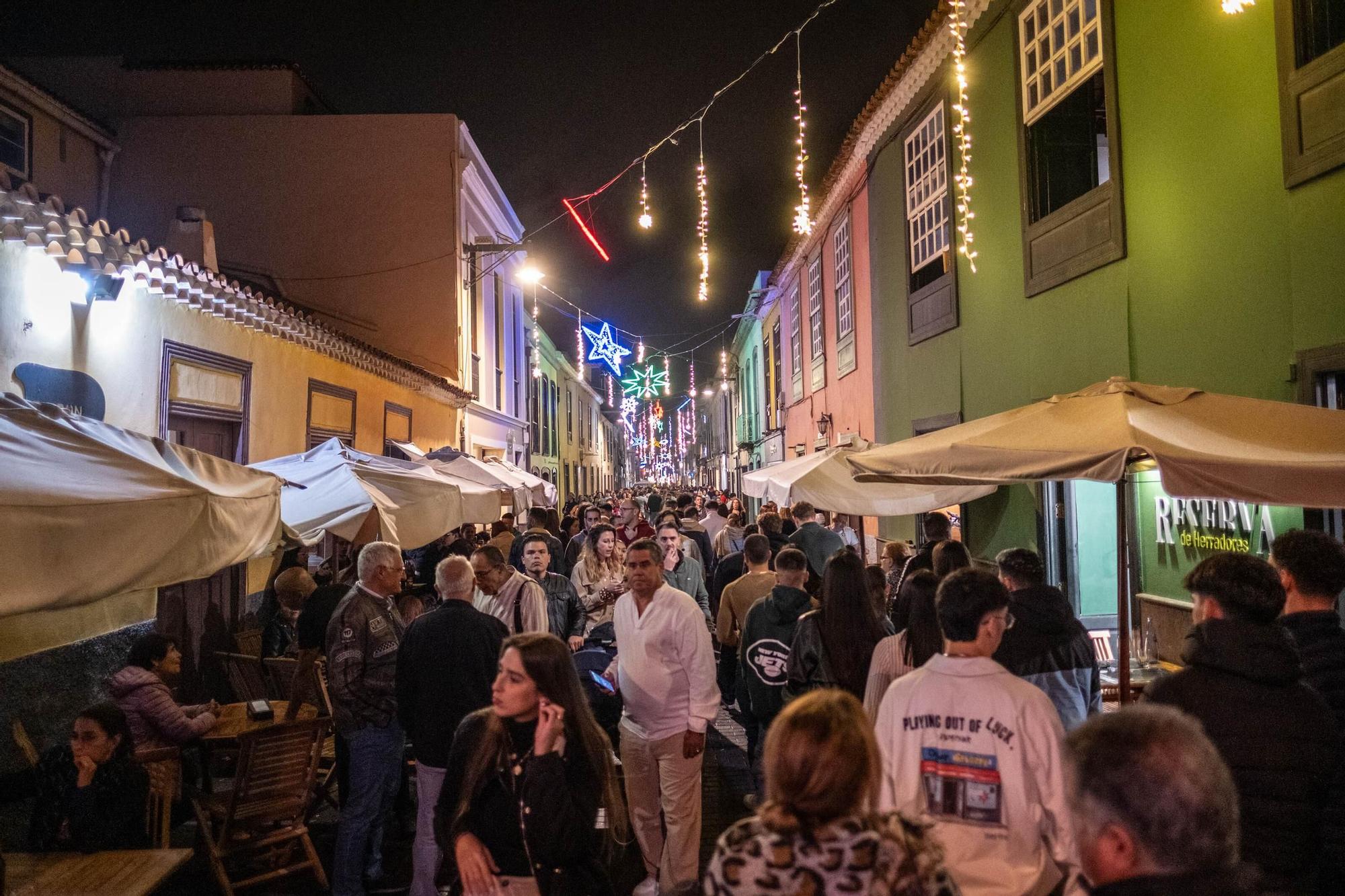 El encendido de las luces de Navidad de La Laguna, en imágenes