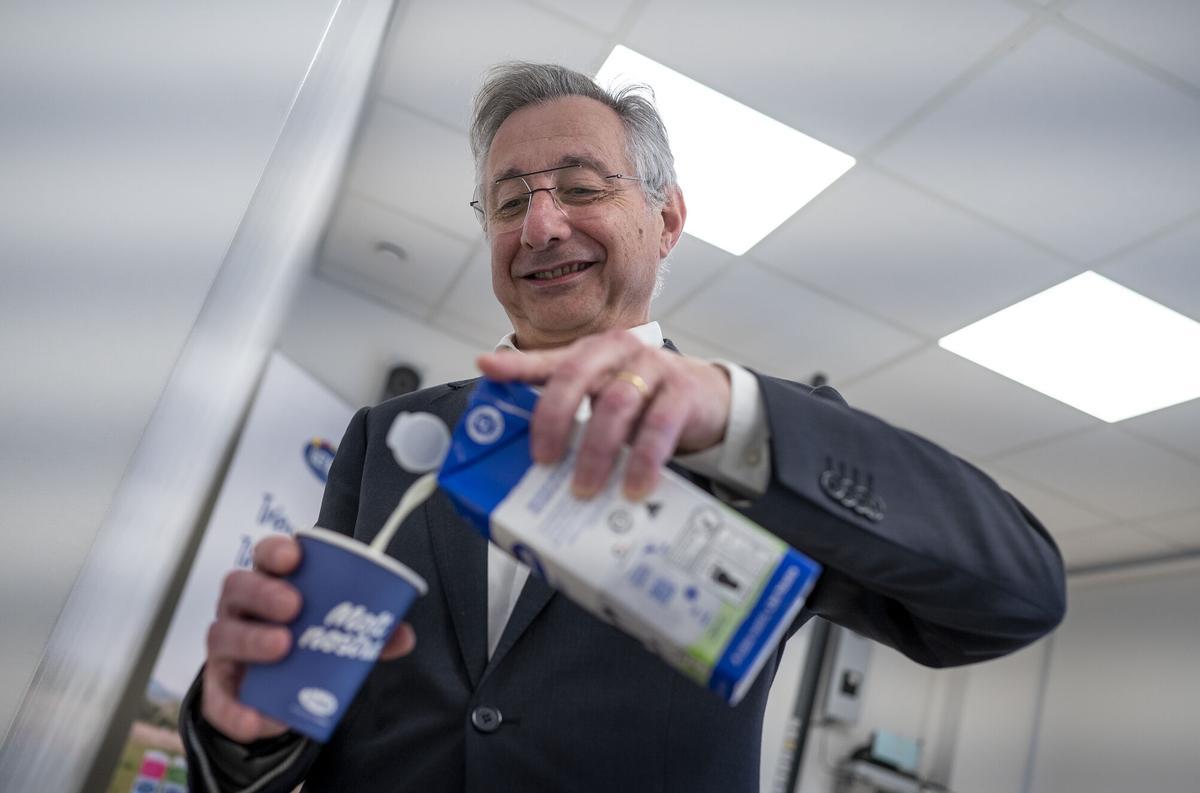 Gabriel de Mariscal, director general de Llet Nostra, en las oficinas de la cooperativa.