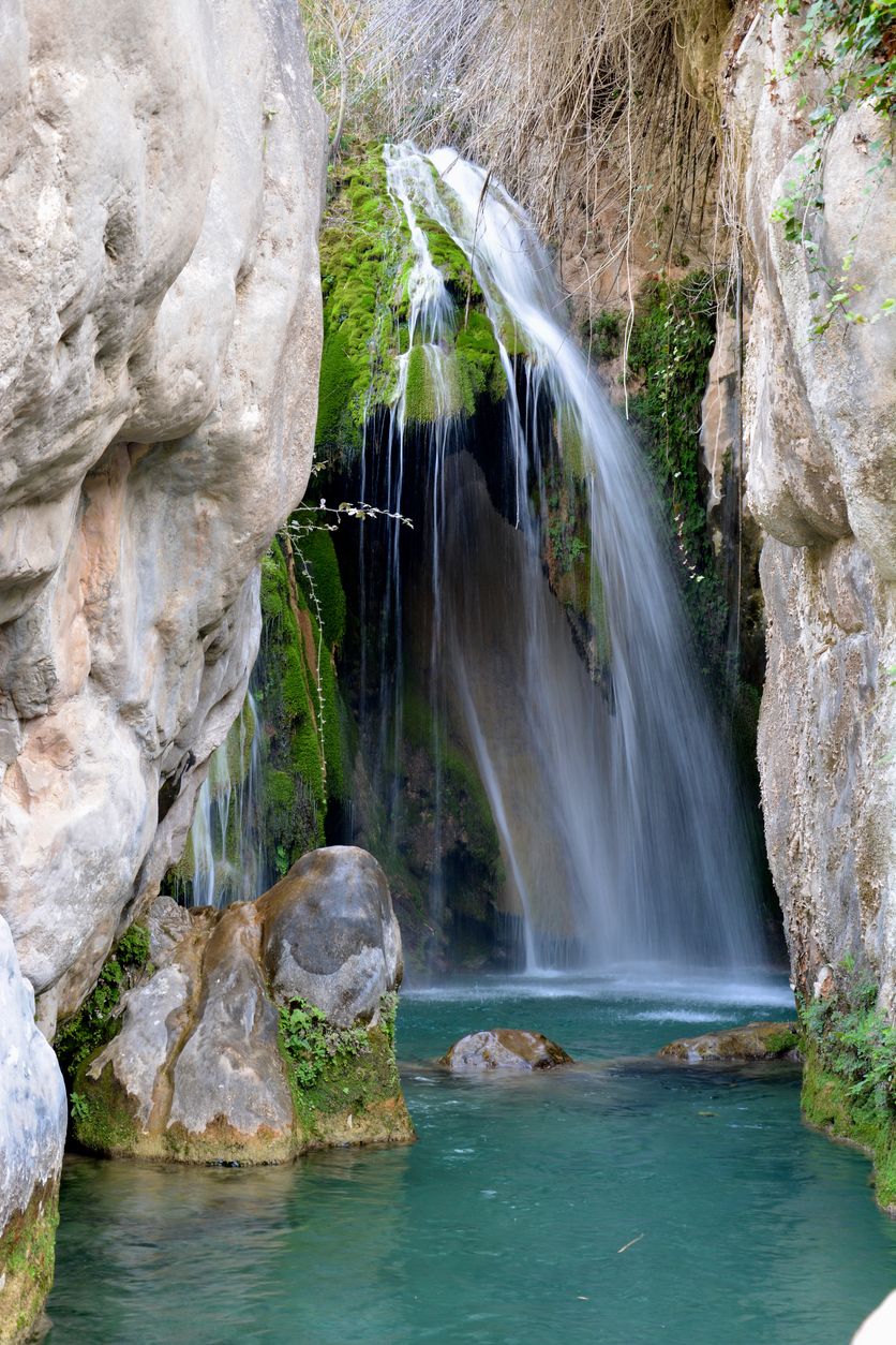 Otra de las cascadas en la ruta de Fuentes del Algar