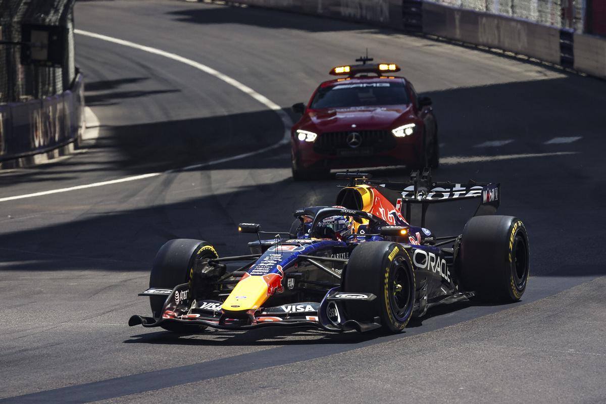 03 VERSTAPPEN Max (nld), Red Bull Racing Ford RB22, action during the Formula 1 Grand Prix de Canada 2026, 6th round of the 2026 Formula One World Championship from June 5 to 7, 2026 on the Circuit de Monaco, in Monte-Carlo, Monaco - Photo Xavier Bonilla / DPPI AFP7 07/06/2026 ONLY FOR USE IN SPAIN