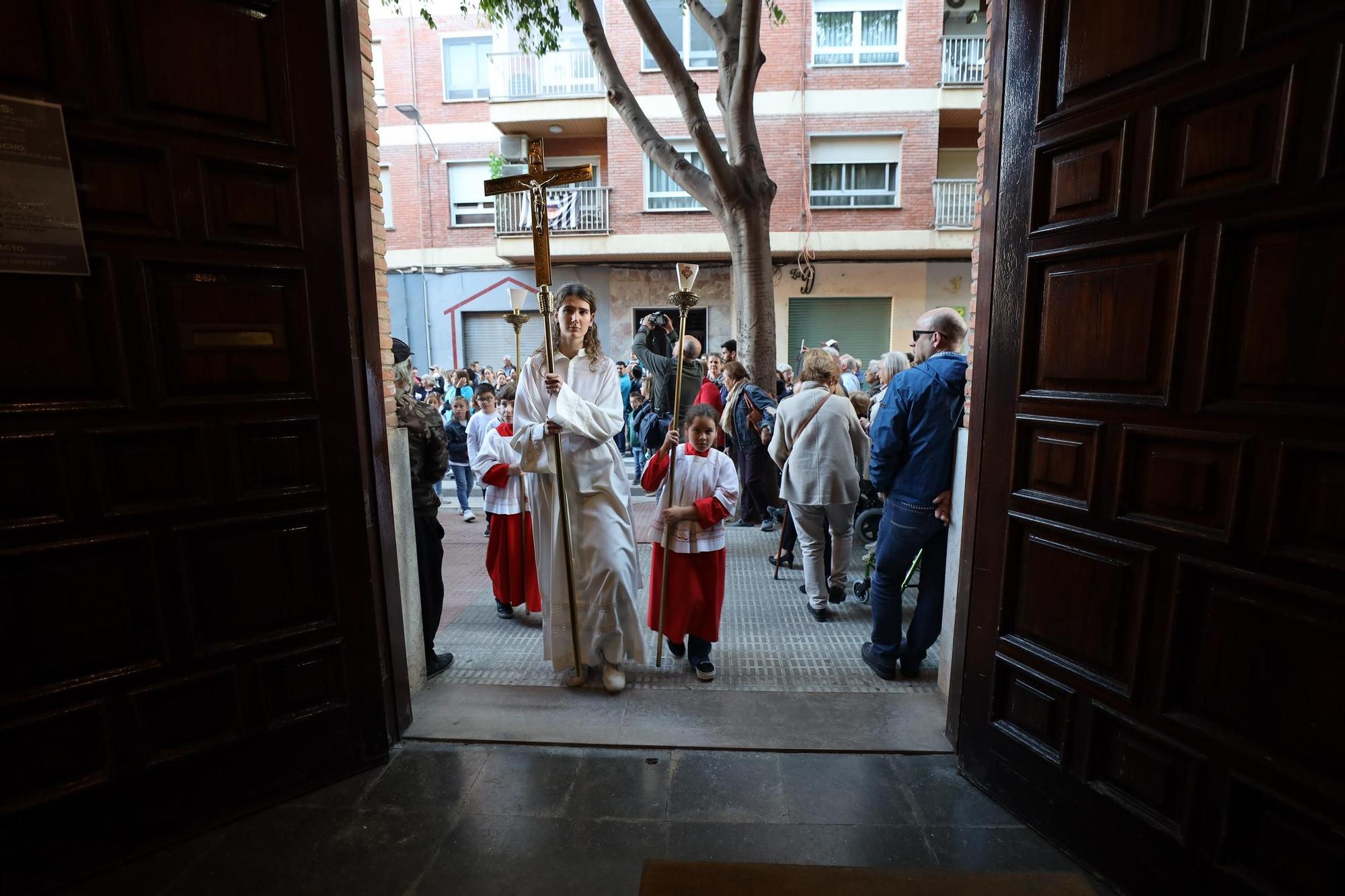 Traslado de la Virgen del Lledo a la parroquia Santa Joaquina de Vedruna de Castelló